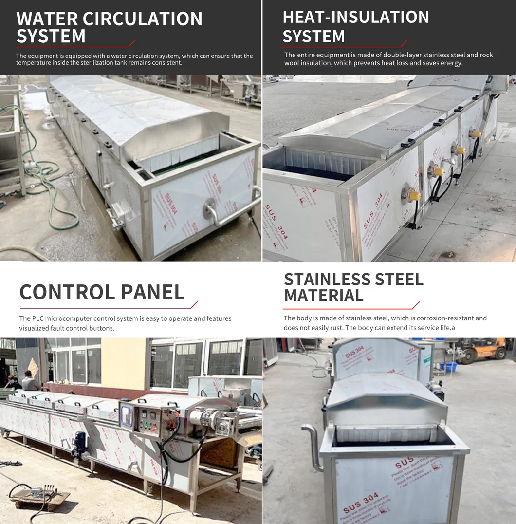 Steaming Boiling and Blanching Line 8