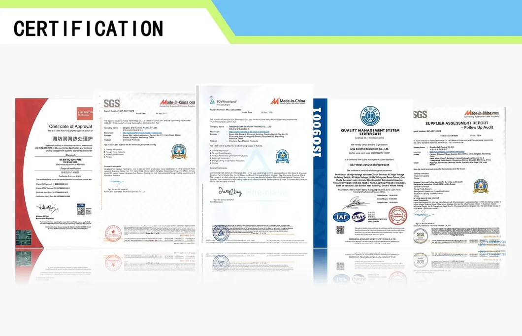 Certifications