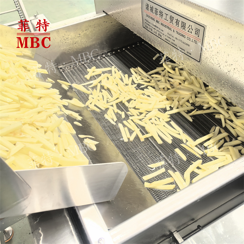 Fully Automatic Industrial Frozen French Fries Machine Snack Food Processing Production Line for Potato Factory