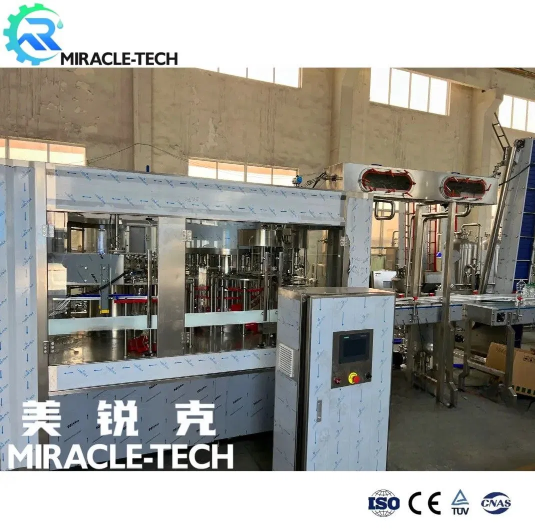 Small Bottle Automatic Filling Machine Water Bottling Line Juice Soda Drink Beverage Mixing Carbonation Processing System