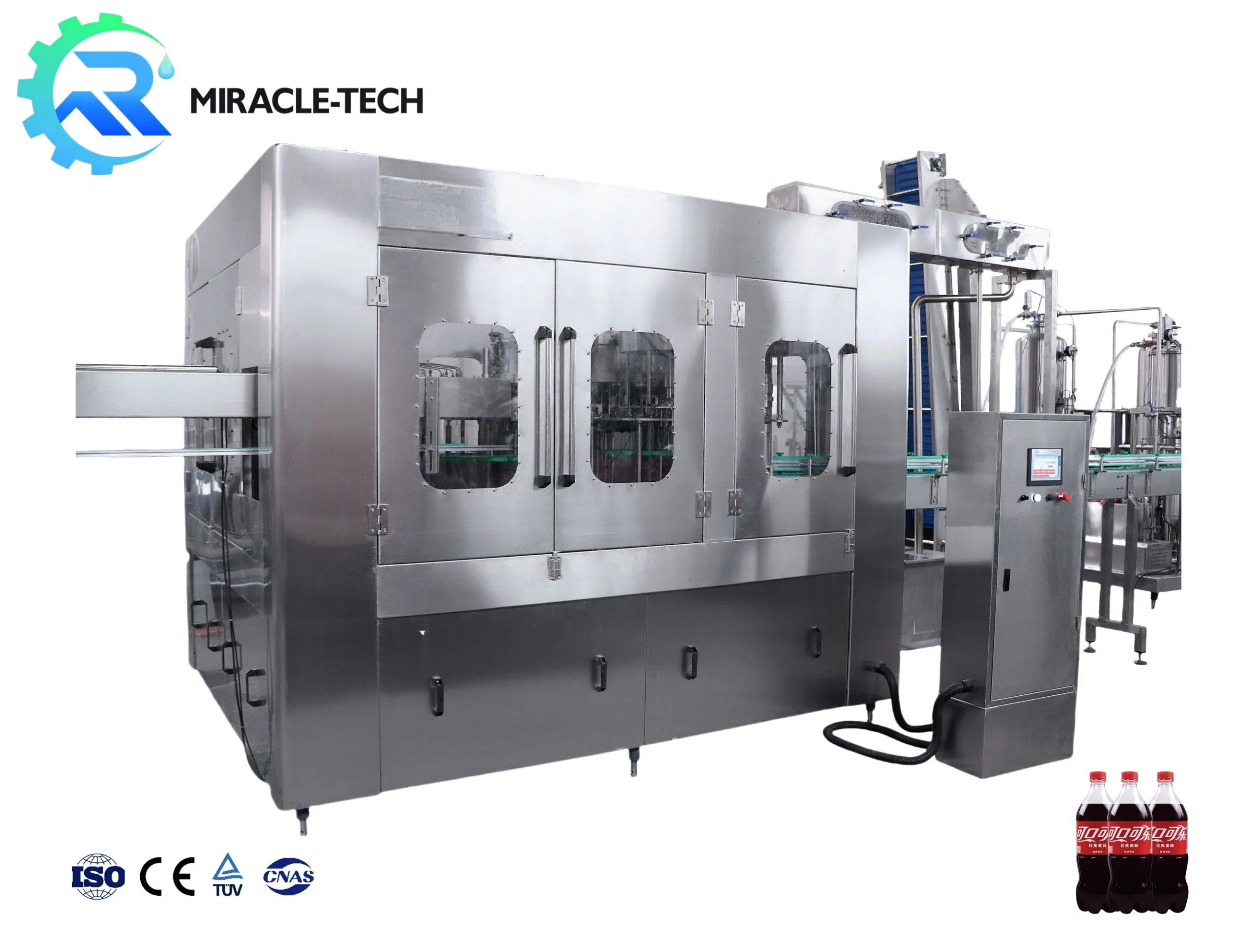 Automatic Drink Beverage Water Filling Packaging Machine Soda CO2 Mixing Carbonation Processing Plant