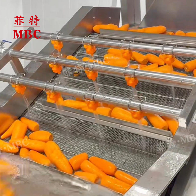 ZHUCHENG MBC &nbsp;Industrial Stainless Steel Potato Carrot Sweet Potato Beet High Cleanliness washing Peeling Equipment