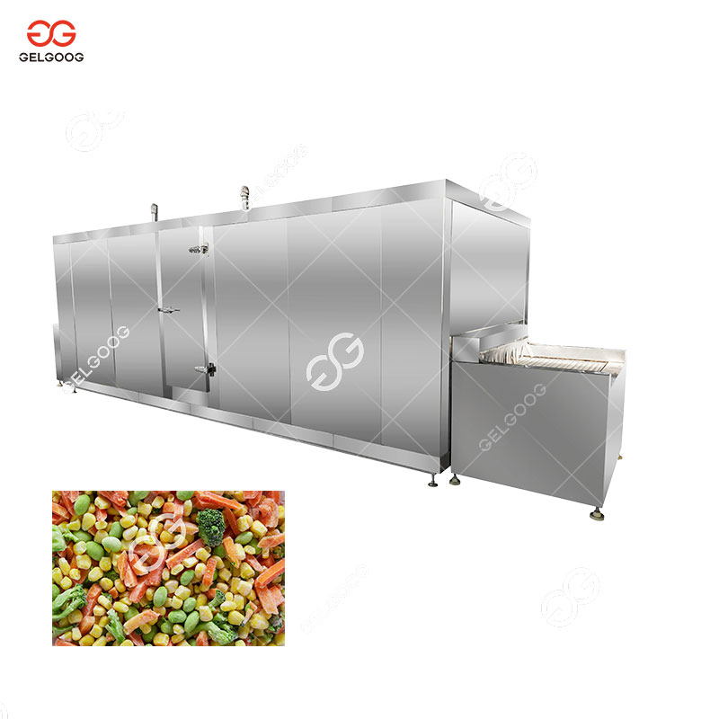 Low Price Sweet Corn Frozen Line Commercial IQF Freezer