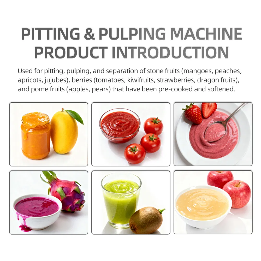 Professional Fruit Pulping Equipment Industrial Juicer Tomato Mango Apple Avocado Juicing Machine