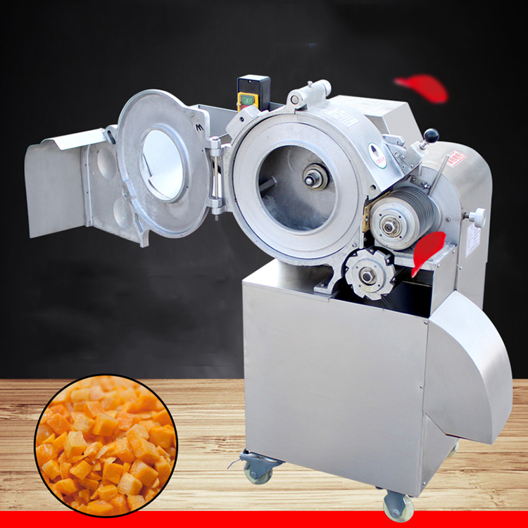 Automatic Carrot Dicer Onion Dicing Slicing Fruit Vegetable Cube Cutting Machine
