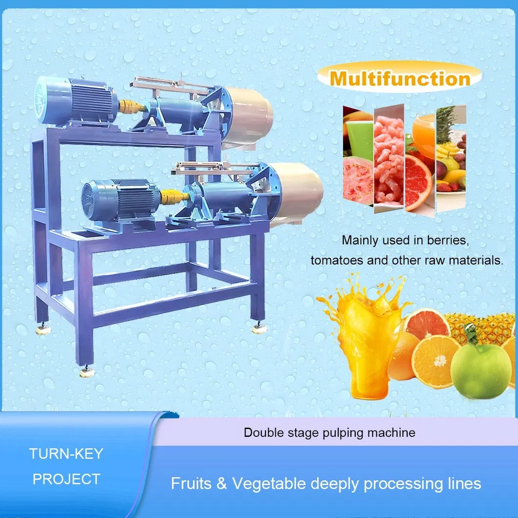 Double Stage Pulping Machine