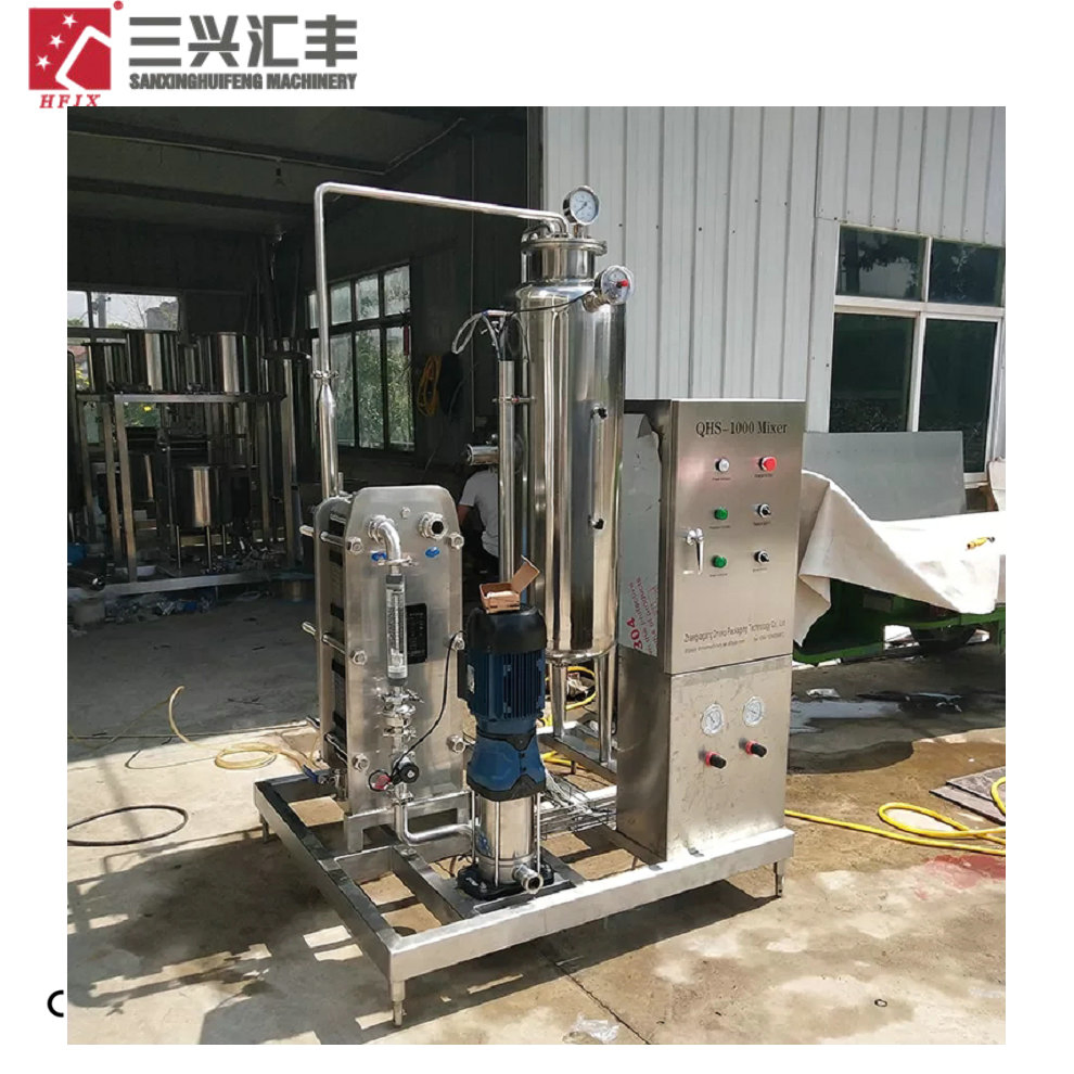 Automatic Carbonation Carbonator CO2 Soft Beverage Mixer Carbonated Drink Mixing Machine
