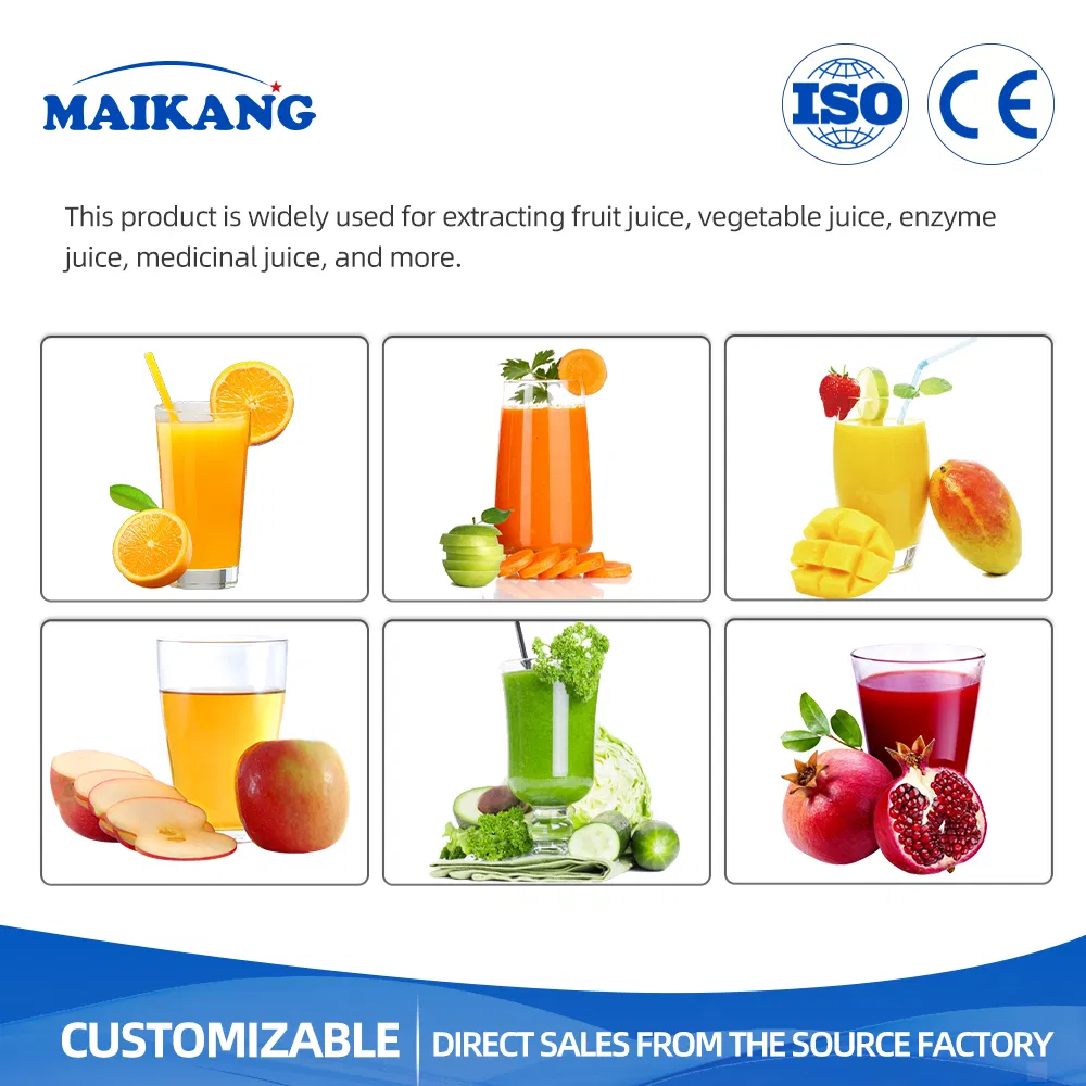 Industrial Fruit and Vegetable Orange Juice Extractor Machine Cold Press Commercial Beverage Production Line