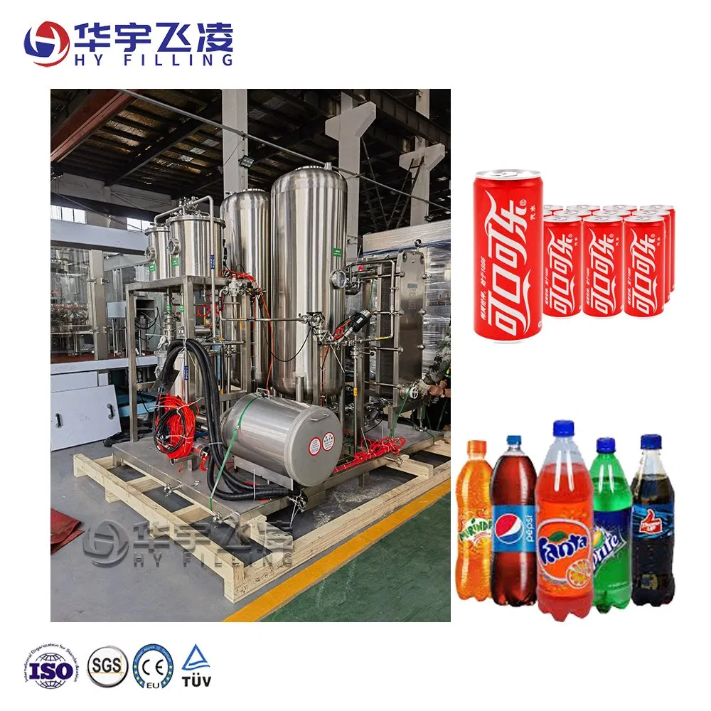 Mesure 30 Years Factory Brand Hfyl 3000L 6000L 20000L Beverage Drinks Mixer Mixing and CO2 Carbonator Carbonation Machine
