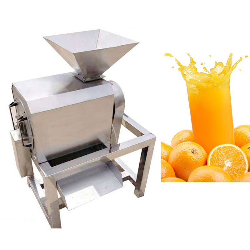 Automatic Spiral Continuous Fruit Juice Making Apple Orange Extracting Crusher Processing Machine