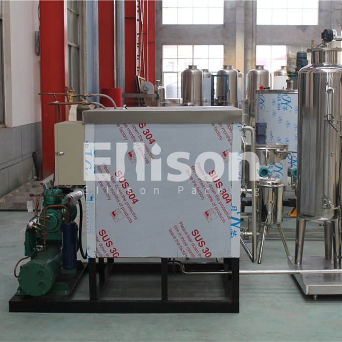 Food Grade Sanitary Round Vertical Beverage Mixing Machine / Juice Blending Machine / CIP Cleaning System