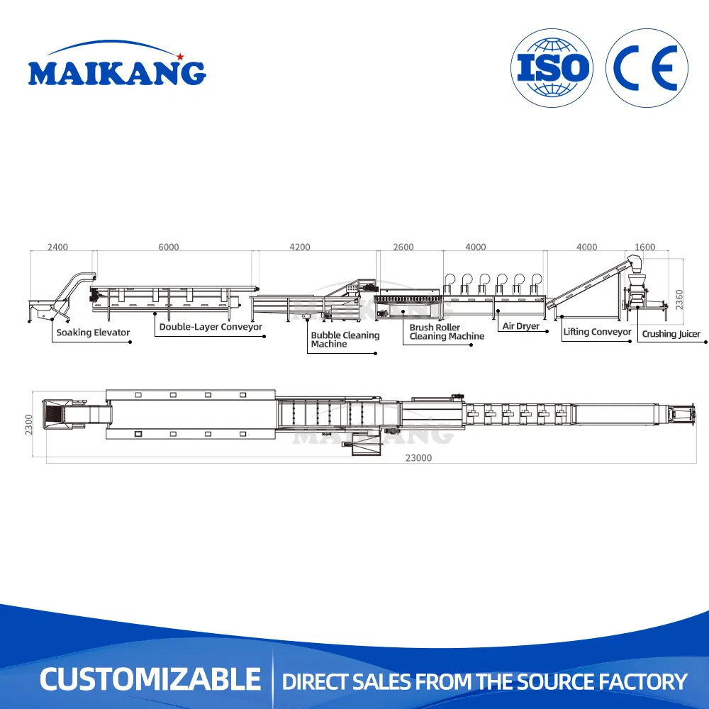Automatic Fruit Juice Production Line Juice Making Machine Juicer Extractor for Beverage Plant