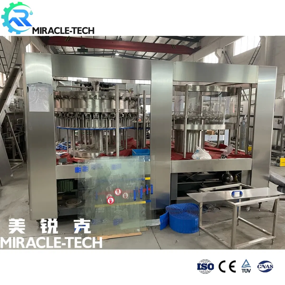 Automatic Drink Beverage Water Filling Packaging Machine Soda CO2 Mixing Carbonation Processing Plant