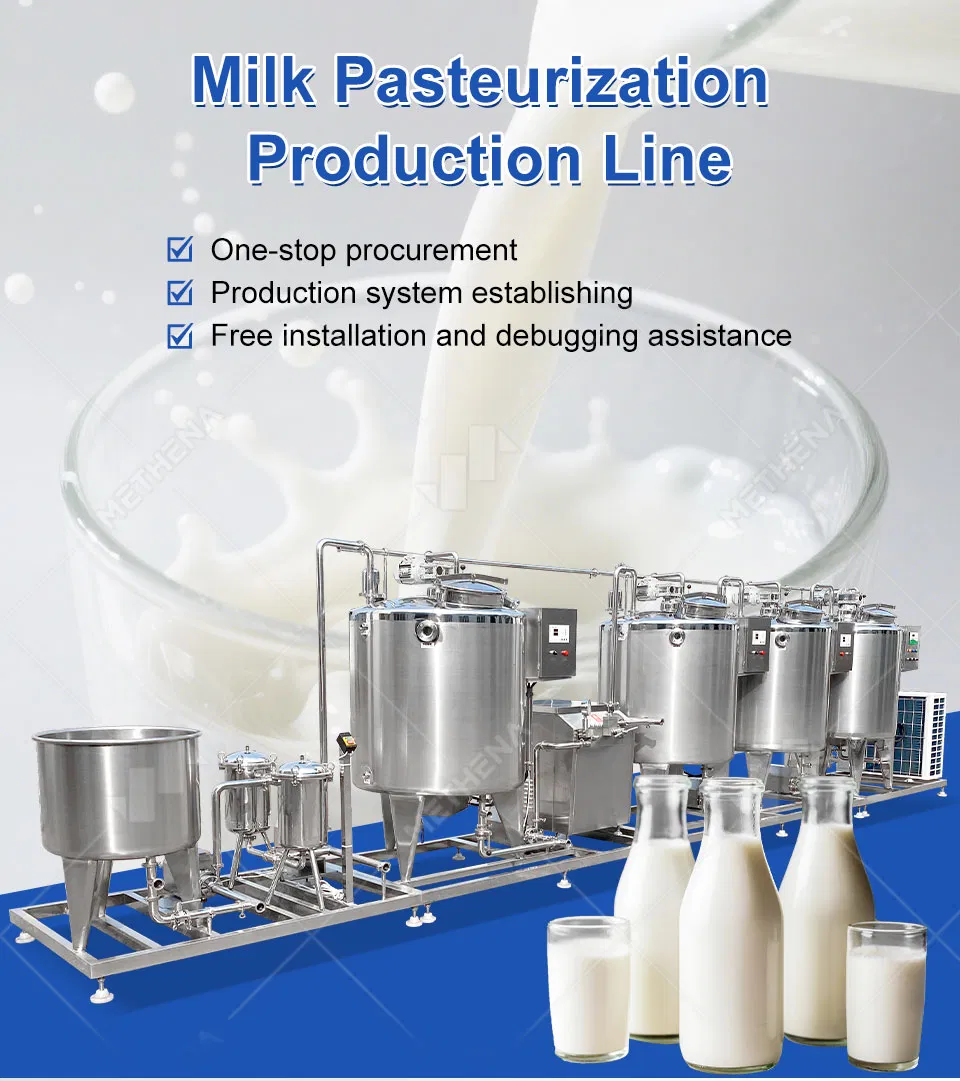 Milk sterilization production line