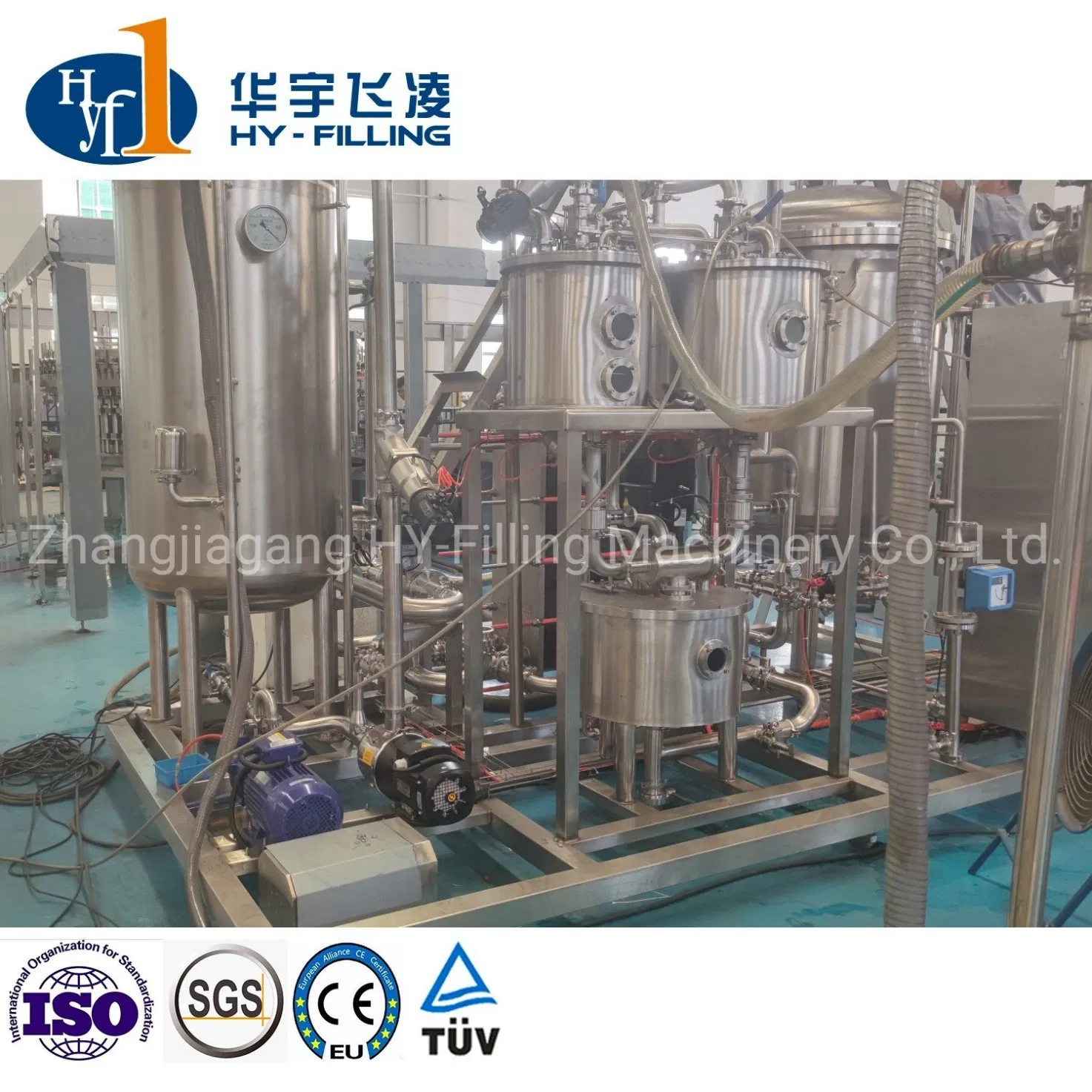 Automatic CO2 Beverage Carbonated Soft Drink Making Mixing Mixer Machine Equipment Carbonation