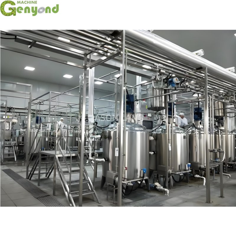 Uht Milk Pasteurization Yogurt Making Production Line Dairy Processing Machines