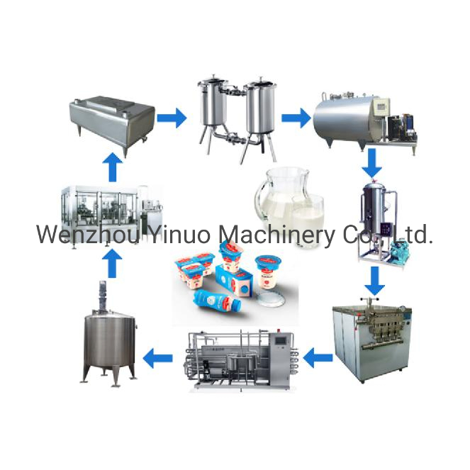 Complete Packaging Pasteurised Drinking Yoghurt Making Machine Plant Milk Yogurt Maker Production Line