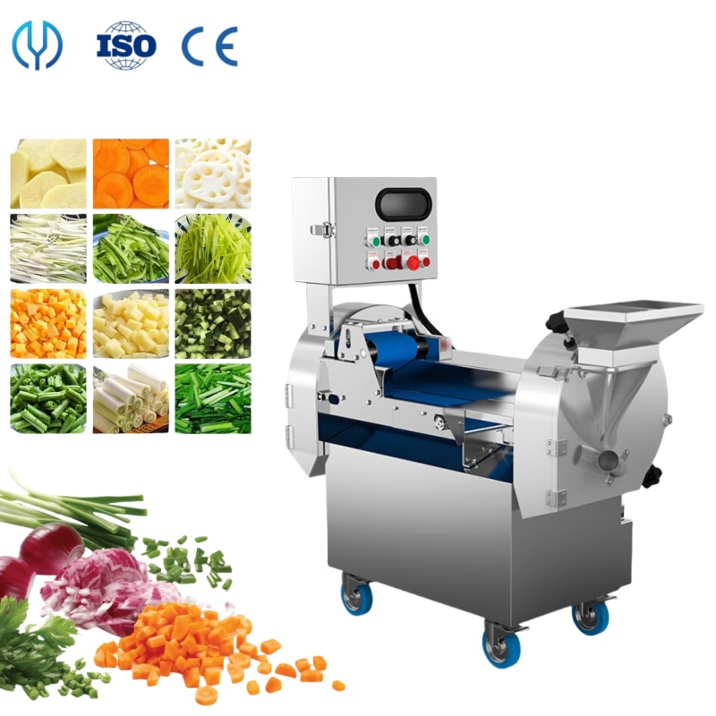 Electric Vegetables Cutter Fruits Cutting Machine for Roots and Greens, Vegetable Cutter, Slicing Machine
