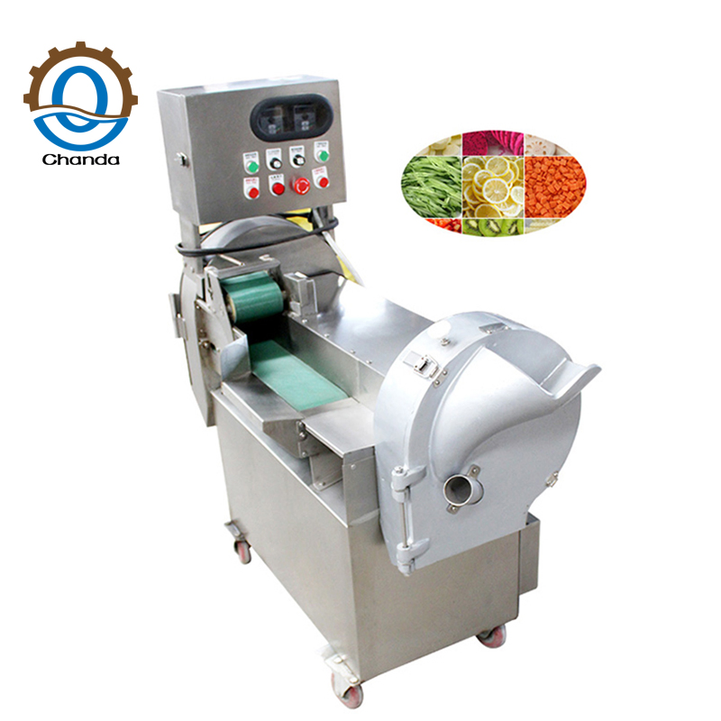 Double-Head Vegetable Slicer Cutting Machine Fruit Cutter Potato Shredding Cucumber Pineapple Dicing Ginger Slicing Machine