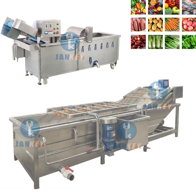 Potato Chips Cutting Frozen French Fries Strip/Sheet/Curved Shape Cleaning Machine Automatic Fruit and Vegetable Air Bubble Washing Peeling Machine
