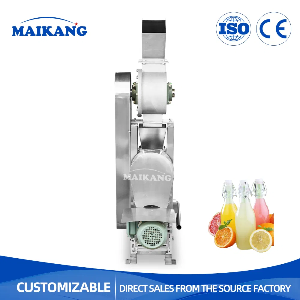 Leaf Vegetable Seaweed Crushing Spiral Juicer Fruit Pear Grape Juice Extractor Pulping Machine