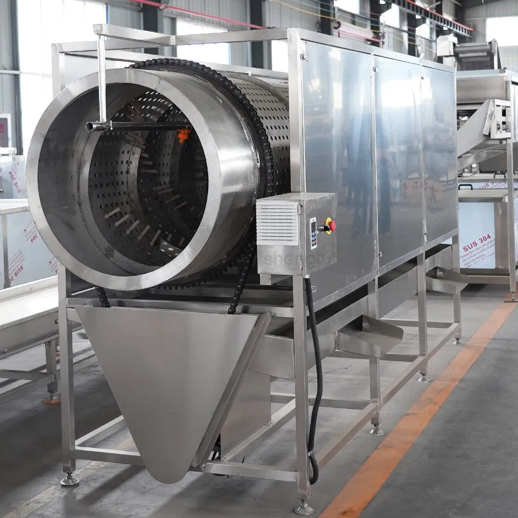 Customized Stainless Steel Root Vegetables Peeling Cleaning Equipment Fruit Peeler