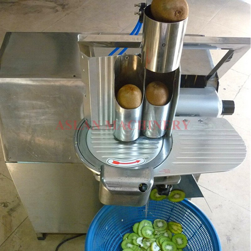 Easy Operation Automatic Kiwi Fruit Slicer / Apple Slicing Cutting Machine