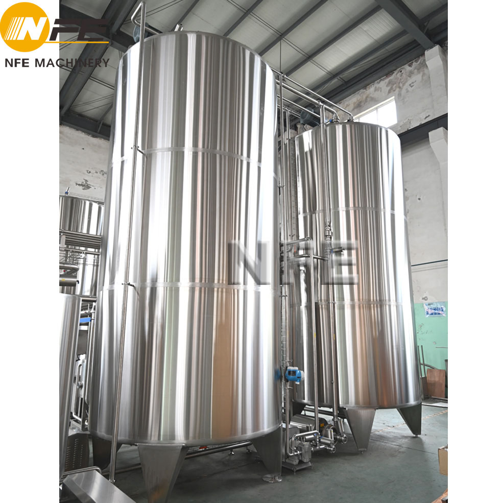 High Quality Automatic Beverages Mixing and Batching System with Pasteurizer and CIP System Juice and Milk Blending Mixing Tanks Batching Equipment
