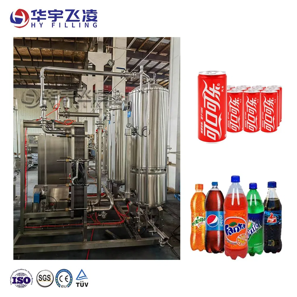 Mesure 30 Years Factory Brand Hfyl 3000L 6000L 20000L Beverage Drinks Mixer Mixing and CO2 Carbonator Carbonation Machine