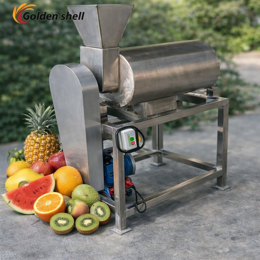 Industrial Fruit Apple Banana Juicing Extractor Commercial Processing Pulping Machine