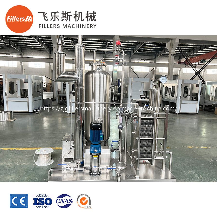 Automatic Soft Drink Processing Line High Power Soda Water CO2 Mixer 6000L/H CO2 Carbonation Equipment