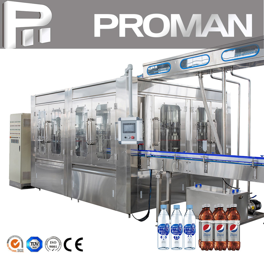 12 24 32filling Heads Plastic Pet Bottle Liquid Filler Purified Mineral Water Washing Filling Sealing System