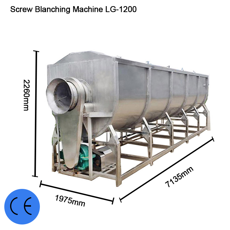 3 Tons Spiral Pre-Cooking Enzyme Deactivation Machine/Processing Line/ Processing Plant/ Processing Factory/ Proudution Line/Making Machines