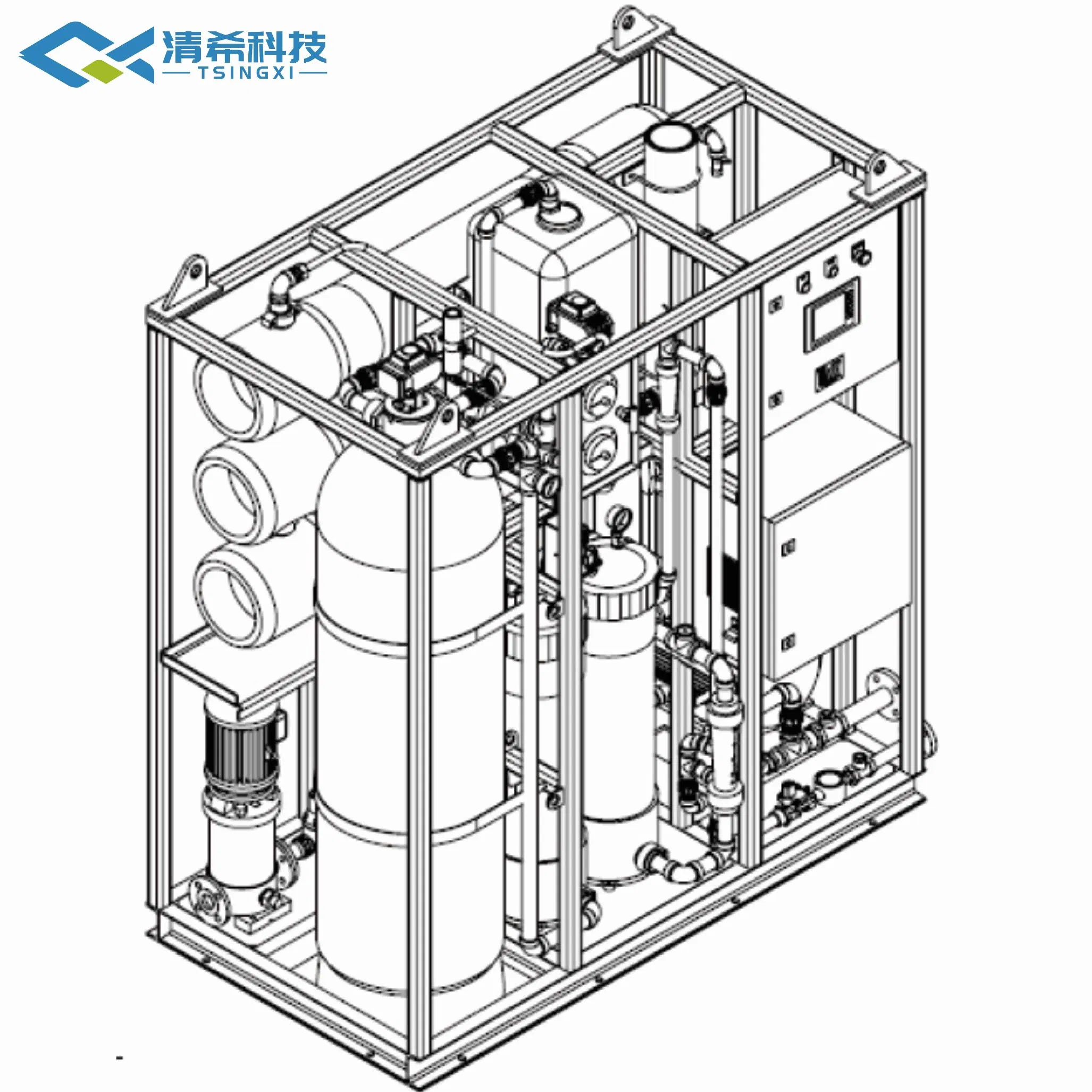 Advanced High-Efficiency Reverse Osmosis System for Brackish Water Treatment