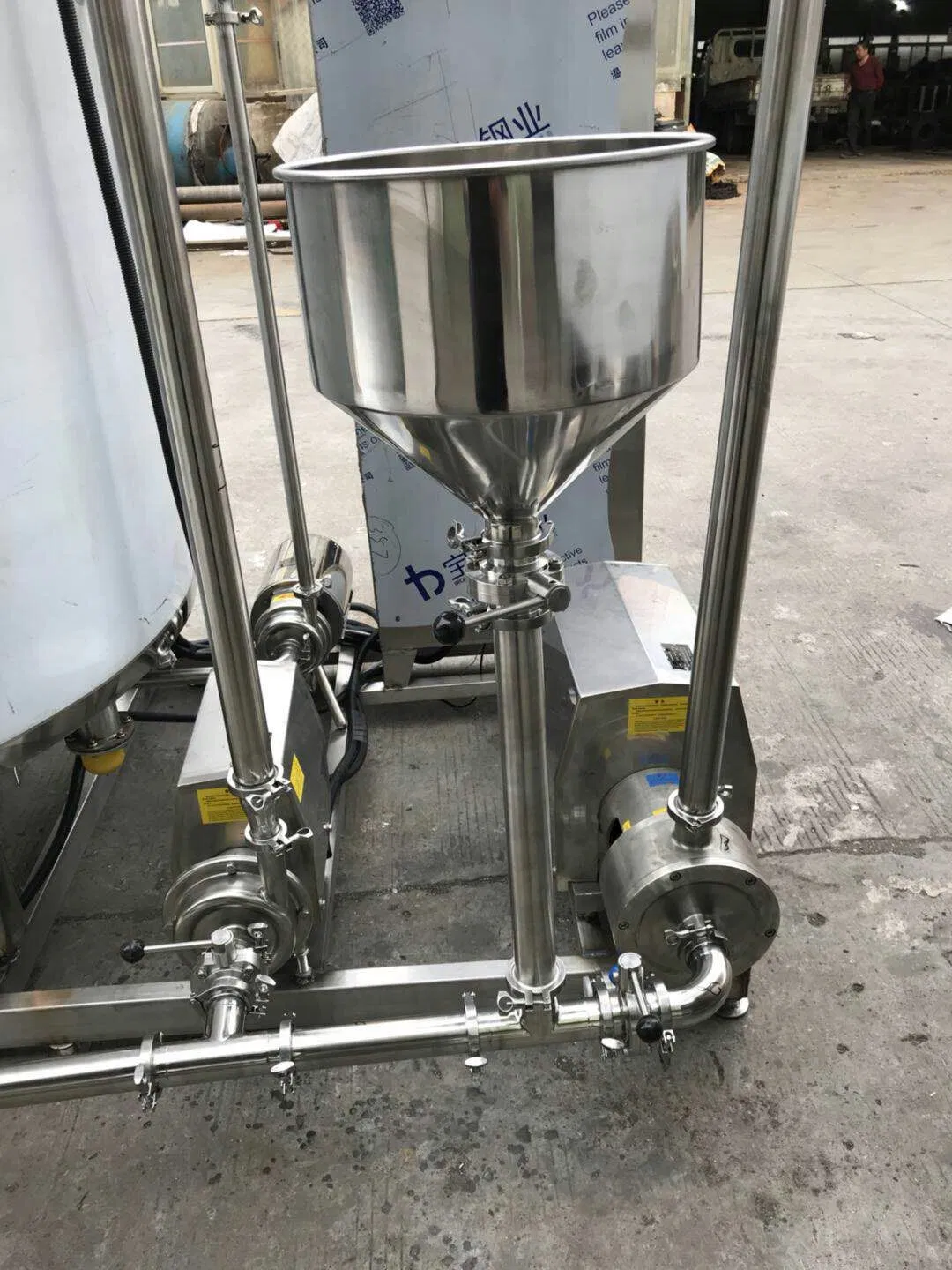 Food Grade Batch Stainless Steel Tank System