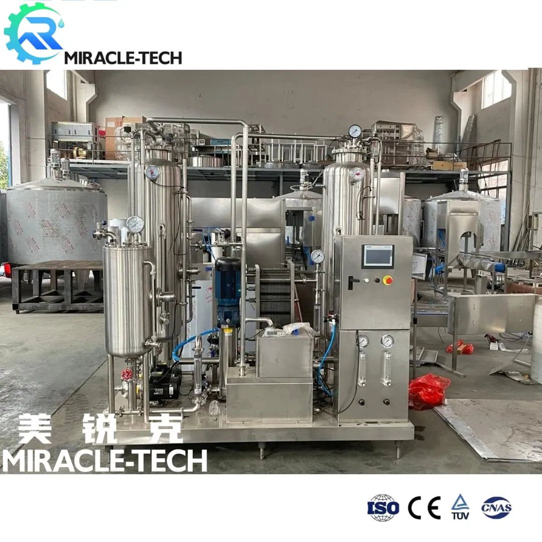 Soda Drink Beverage Water Juice Flavored Drink Filling Machine Pure Water Liquid Bottling Packaging Solution Carbonation Mixing Sterilizing System
