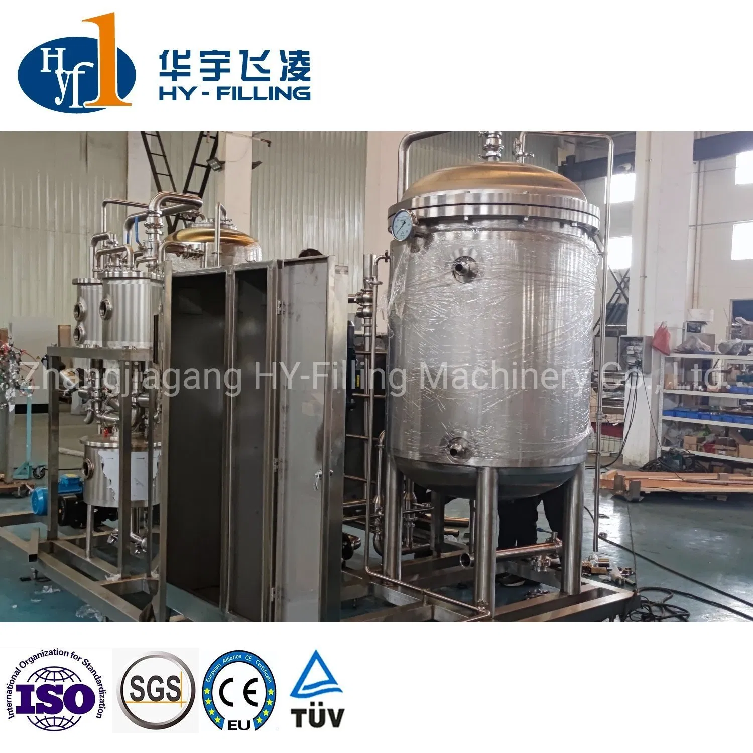 Automatic CO2 Beverage Carbonated Soft Drink Making Mixing Mixer Machine Equipment Carbonation
