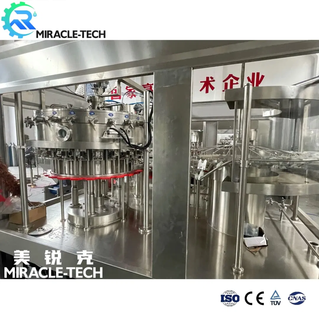 Automatic Drink Beverage Water Filling Packaging Machine Soda CO2 Mixing Carbonation Processing Plant