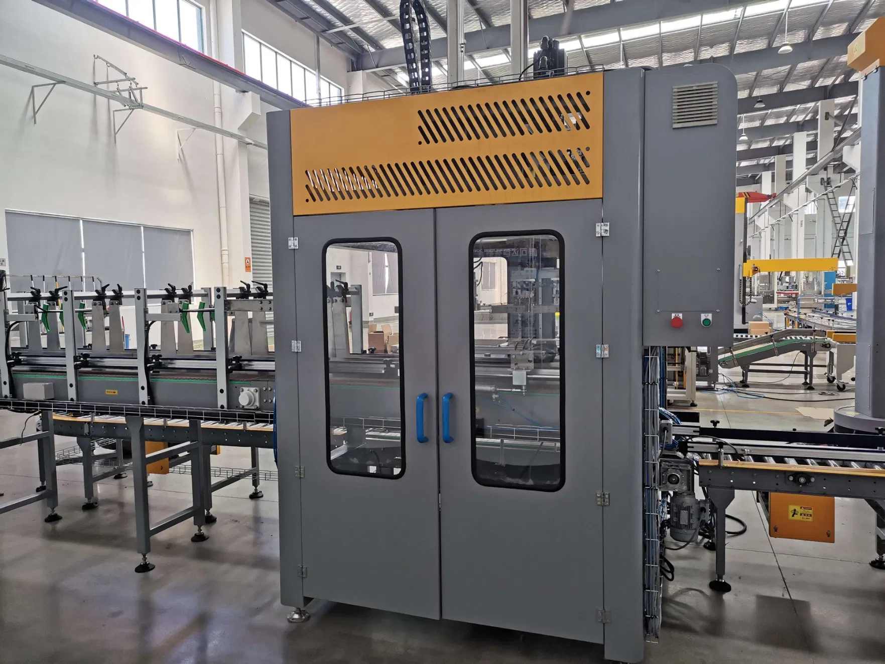 Top Load Case Packing System for Juice, Water, and Soda Bottles