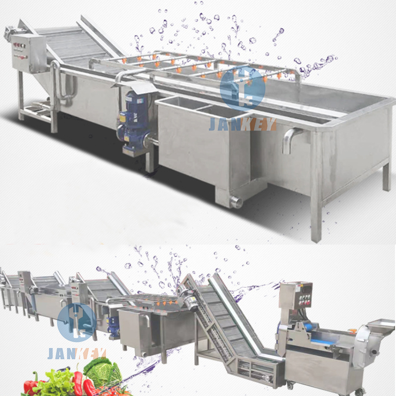Potato Chips Cutting Frozen French Fries Strip/Sheet/Curved Shape Cleaning Machine Automatic Fruit and Vegetable Air Bubble Washing Peeling Machine