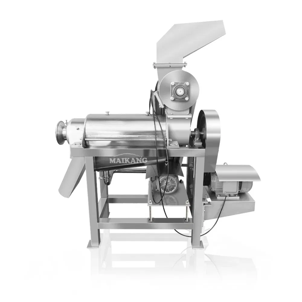 Leaf Vegetable Seaweed Crushing Spiral Juicer Fruit Pear Grape Juice Extractor Pulping Machine