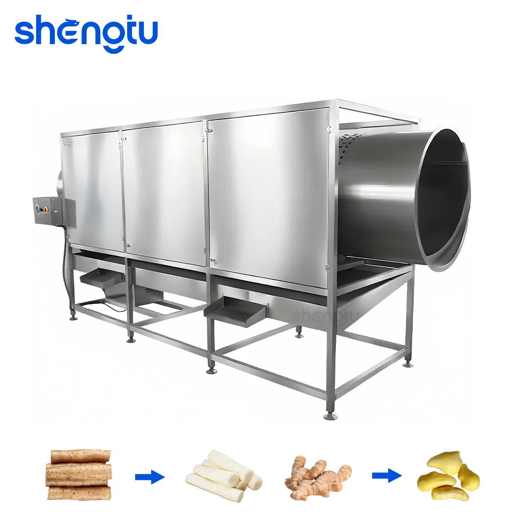 Customized Stainless Steel Root Vegetables Peeling Cleaning Equipment Fruit Peeler