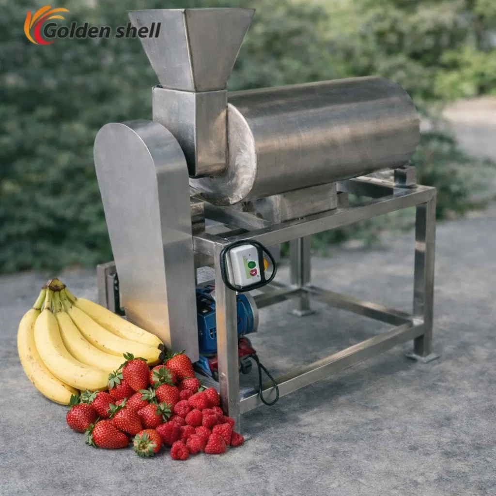Heavy Duty Banana Mango Fruit Juicing and Pulp Processing Commercial Pulping Machine
