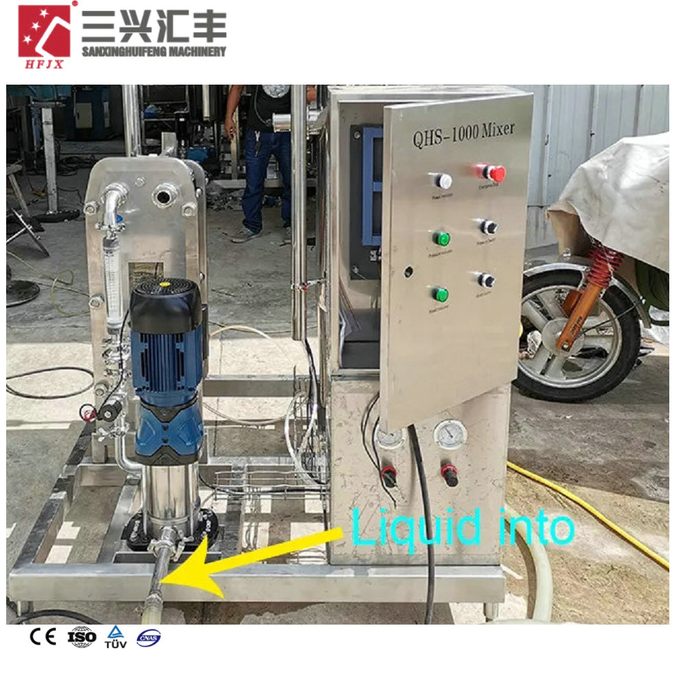 Automatic Small Carbonation Carbonator CO2 Soft Beverage Mixer Carbonated Drink Mixing Machinery