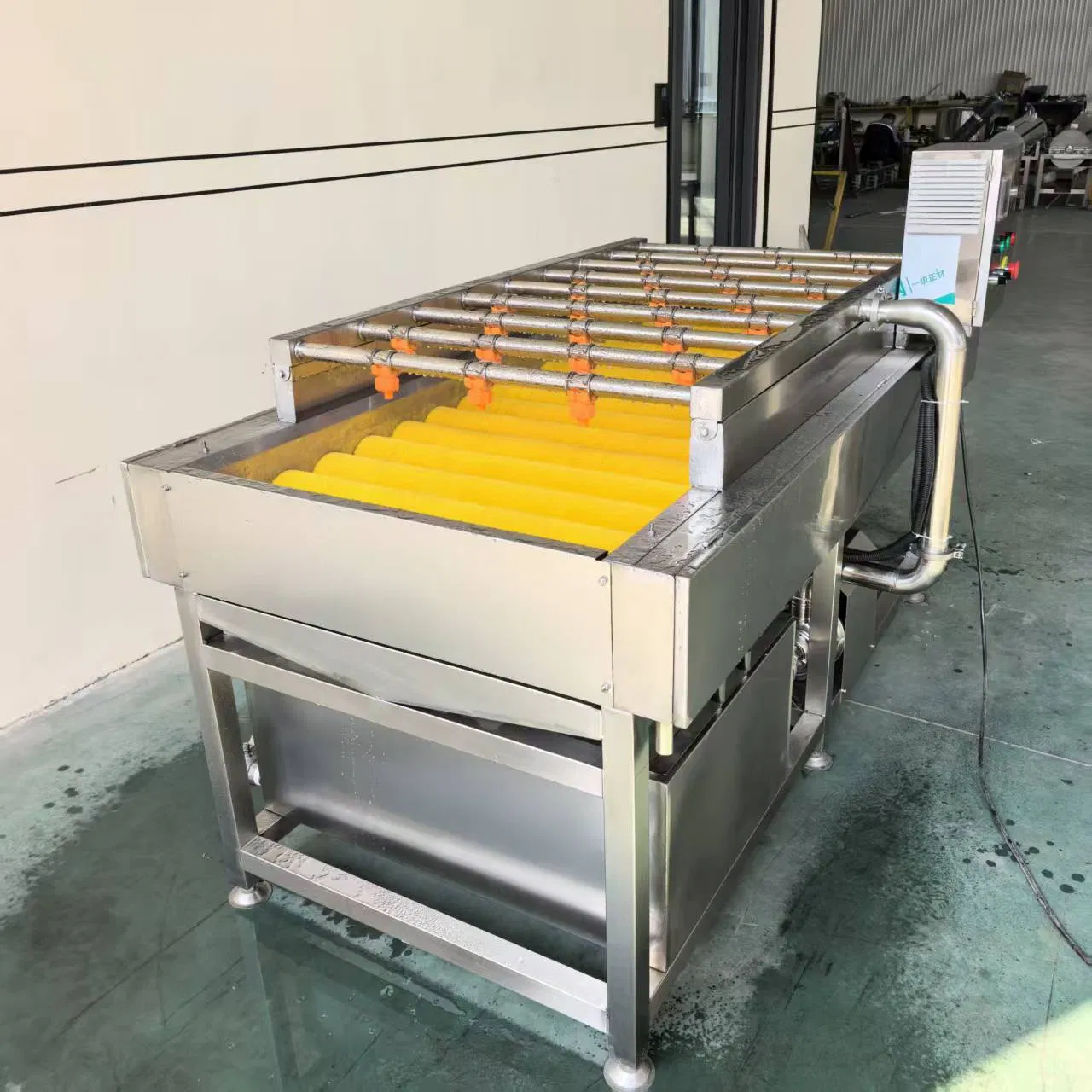 Full Rotation Parallel Hair Roller Cleaning and Peeling Machine Equipment