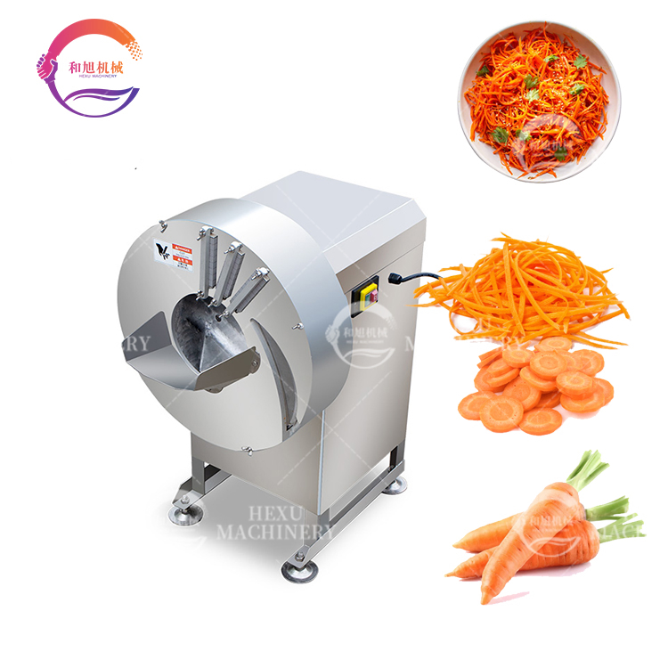 Automatic Vegetable Fruit Cut Extractor Slicing and Shredding Cutter Coconut Banana Slicer and Shredder Production Line Korean Carrot Cutting Machine