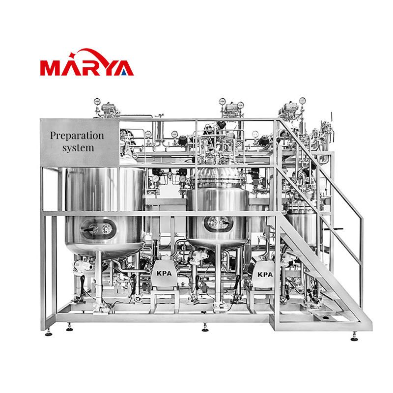 Marya Pharmaceutical Equipment Vaccination Solution Mixer /Vaccine Blending Vessel /Inoculation Agitator /Formulation Mixing Tank/with CIP/SIP System