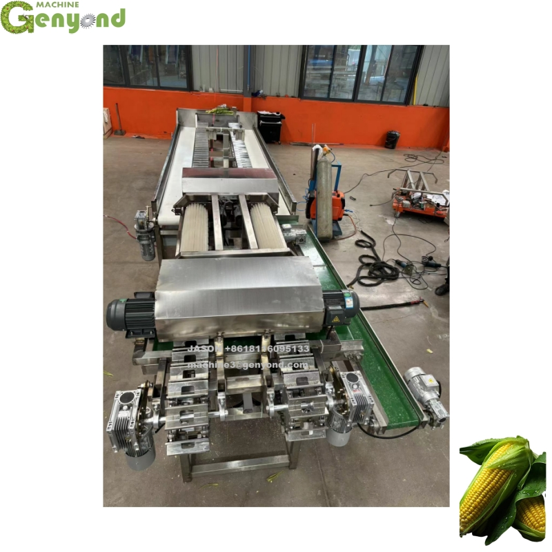 Continuous Fresh Sweet Corn Cooking Machine Sweet Corn Deep Processing Line
