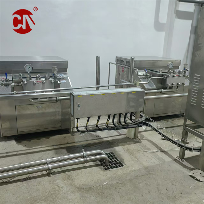 Continuous Homogenization System for Food Emulsions and Suspensions