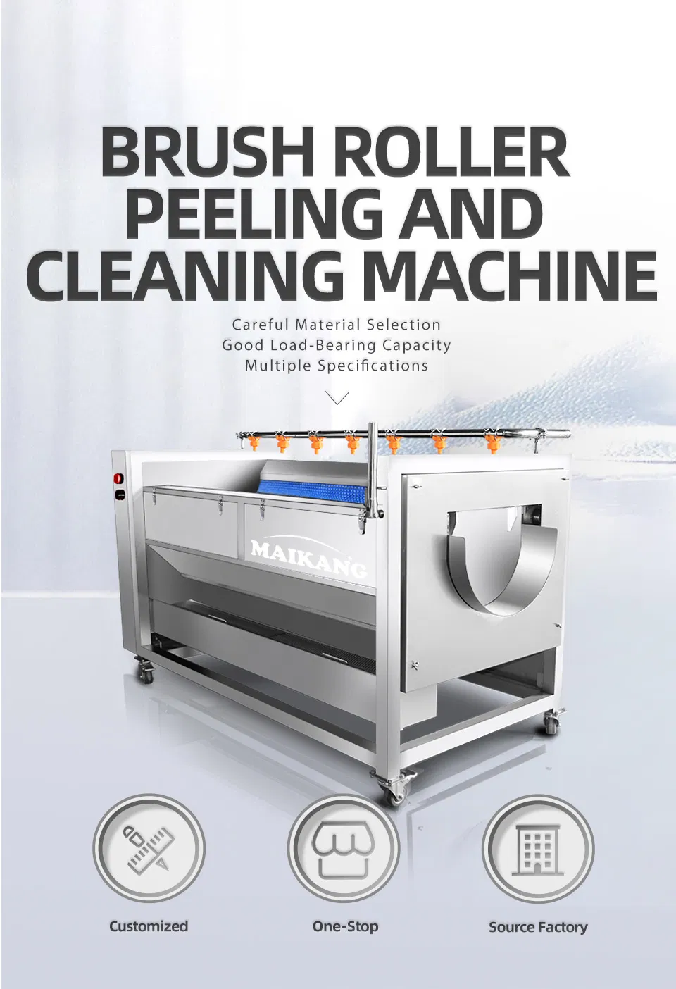 Brush Roller Washing Machine Overview